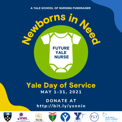 Yale Day of Service: Newborns in Need Fundraiser Flyer